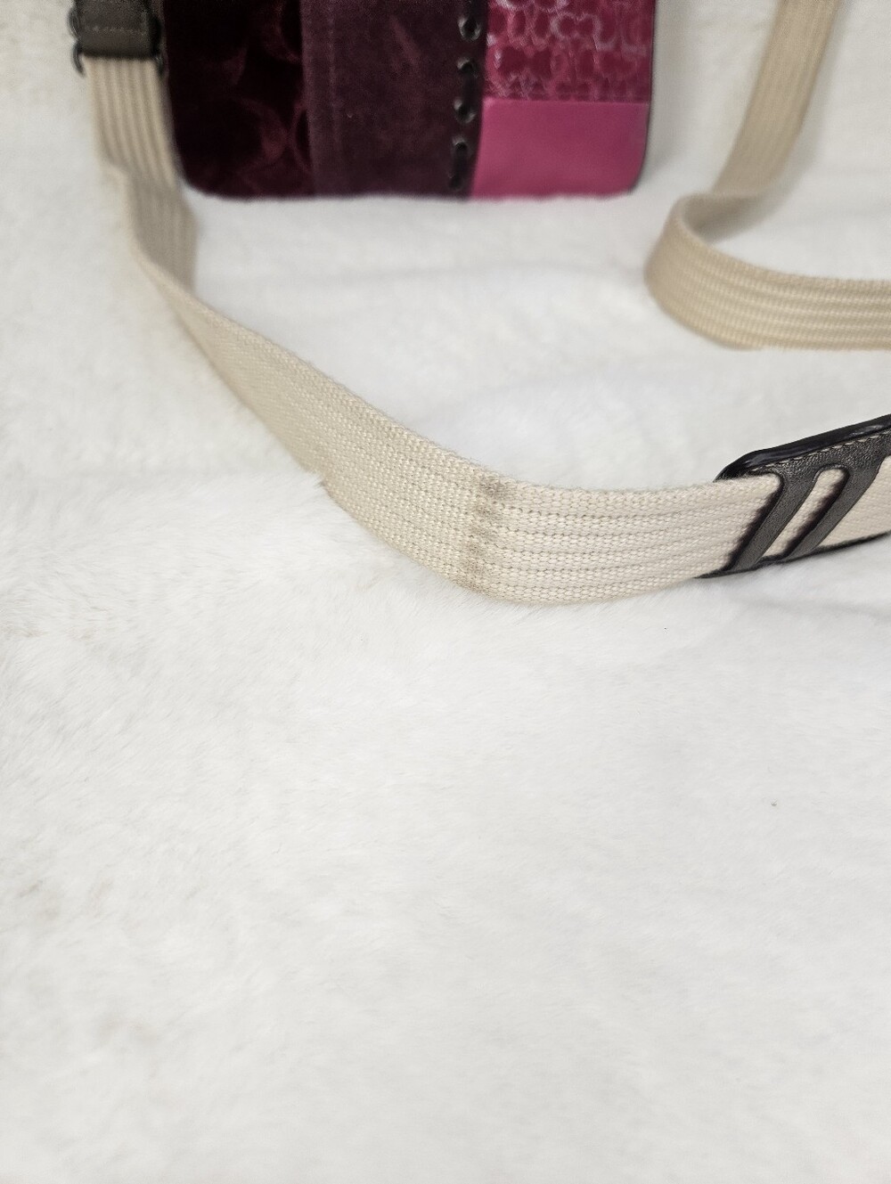 Coach Pink Patchwork Crossbody Bag - Picture 8 of 13